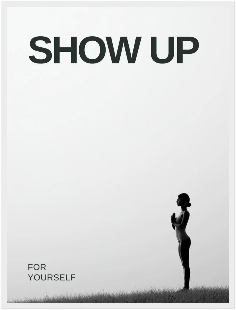 Show Up für dich Poster