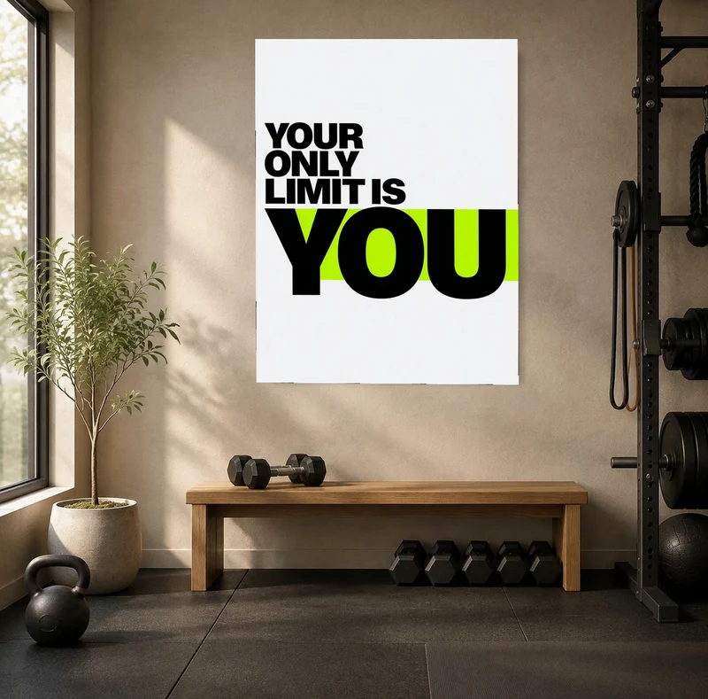 Your Only Limit Is You Neon Leinwand