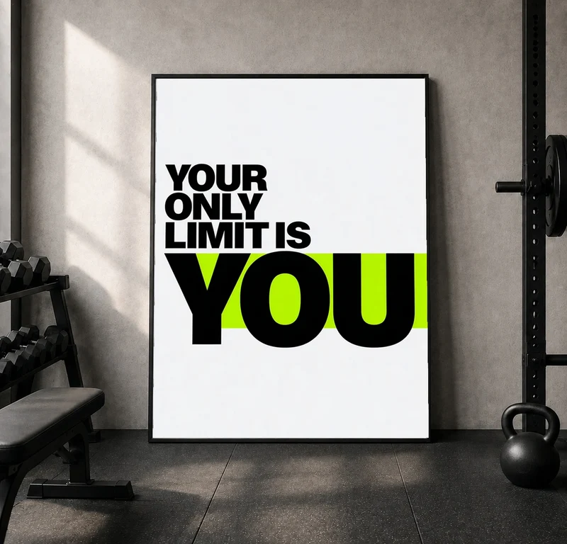Your Only Limit Is You Neon Leinwand