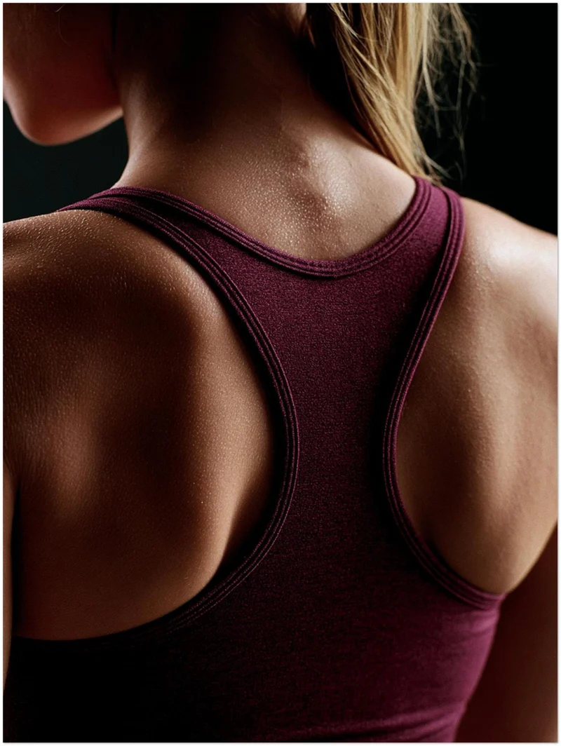 Sportlerin Rueckenansicht Poster
