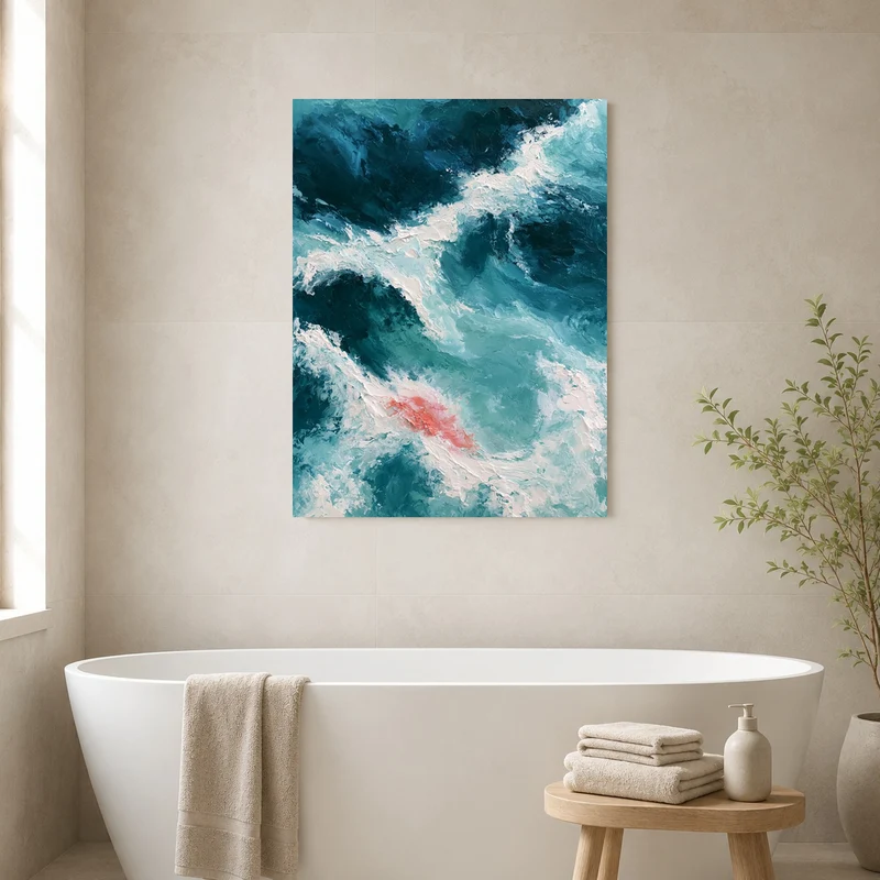 Meereswellen Ölgemälde Leinwand