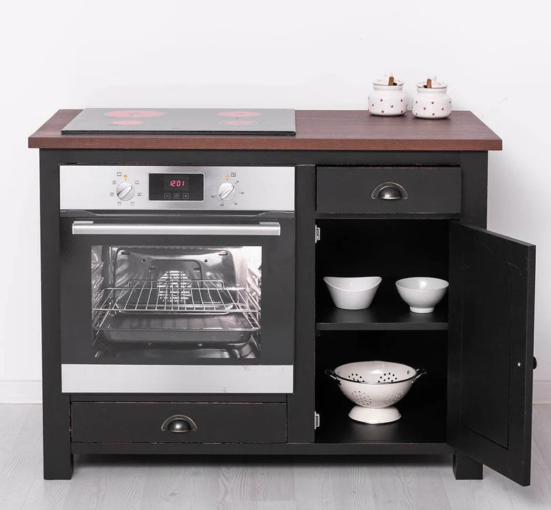 Herd- und Backofenschrank - Einbauschrank für Backofen - Schubfachschrank