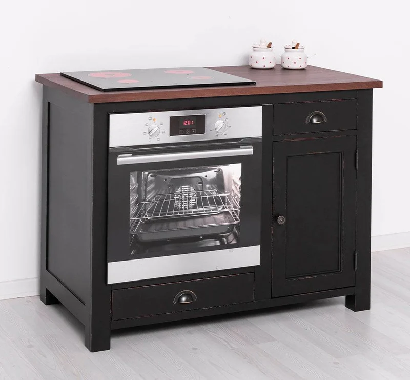 Herd- und Backofenschrank - Einbauschrank für Backofen - Schubfachschrank