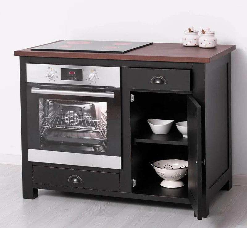 Herd- und Backofenschrank - Einbauschrank für Backofen - Schubfachschrank