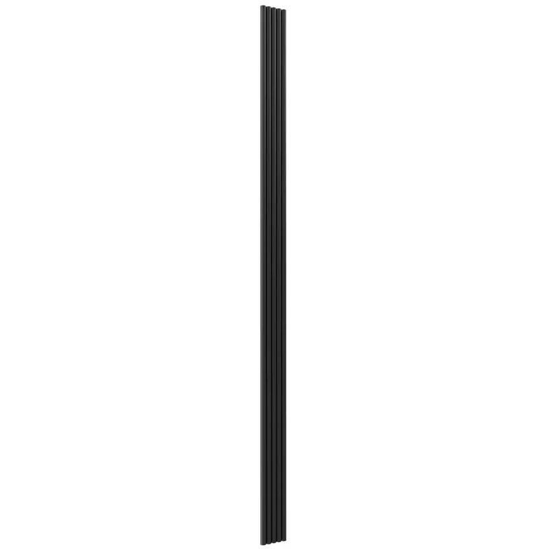 MDF Fluted Wall Panels - Black Matt