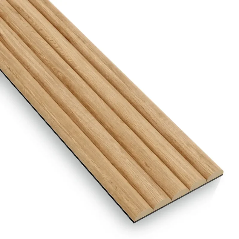 MDF Fluted Wall Panels - Natural Oak