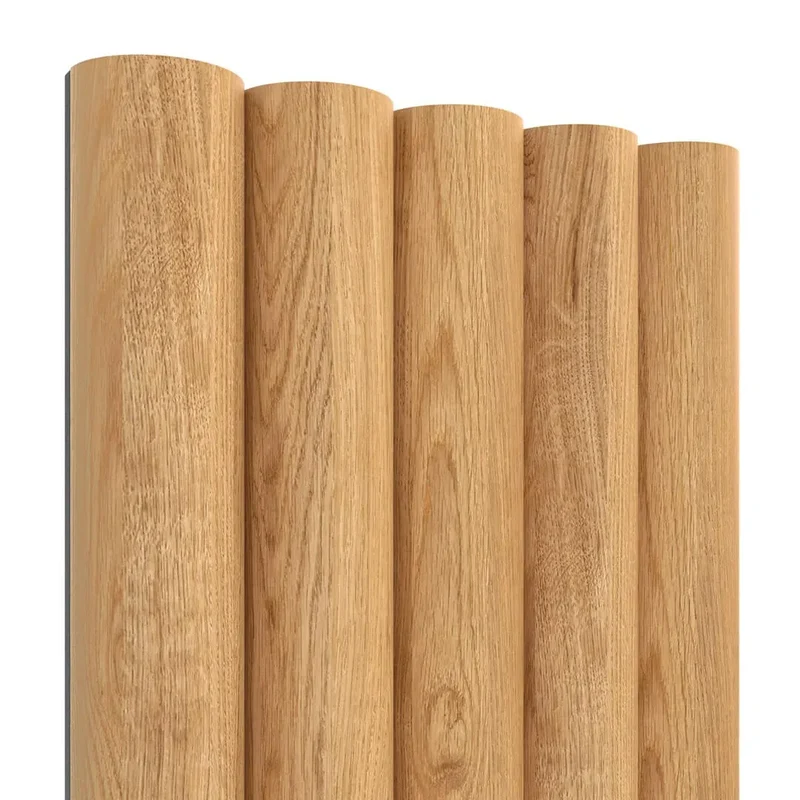 MDF Fluted Wall Panels - Natural Oak