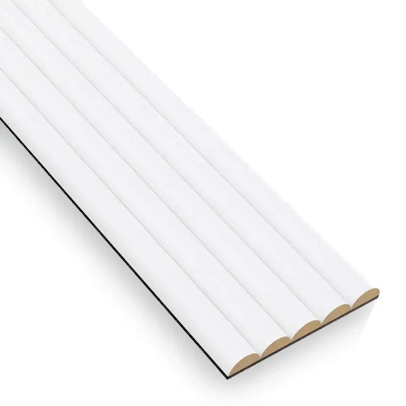 MDF Fluted Wall Panels - White Matt