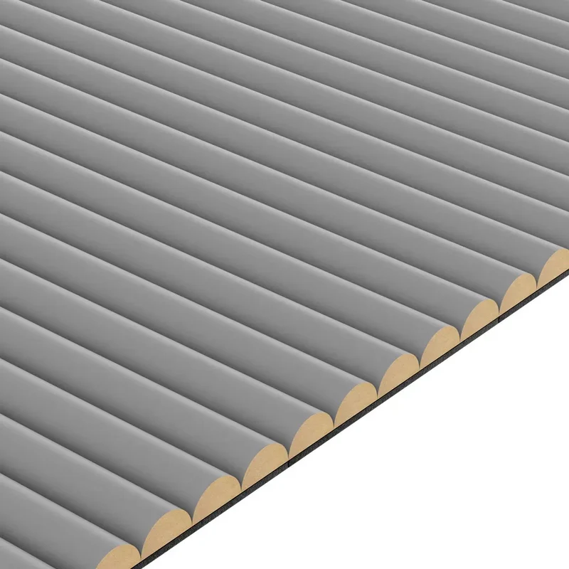 MDF Fluted Wall Panels - Grey