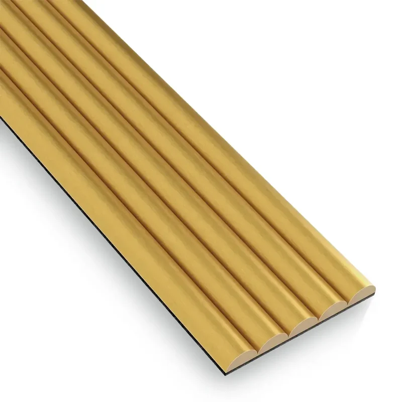 MDF Fluted Wall Panels - Golden