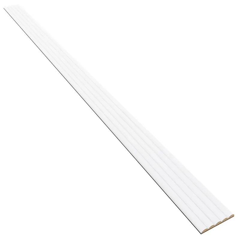 MDF Fluted Wall Panels - White Matt