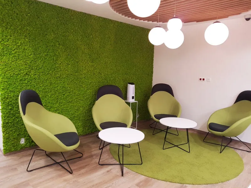 Reindeer Preserved Moss Wall Decor - 0.7 m²