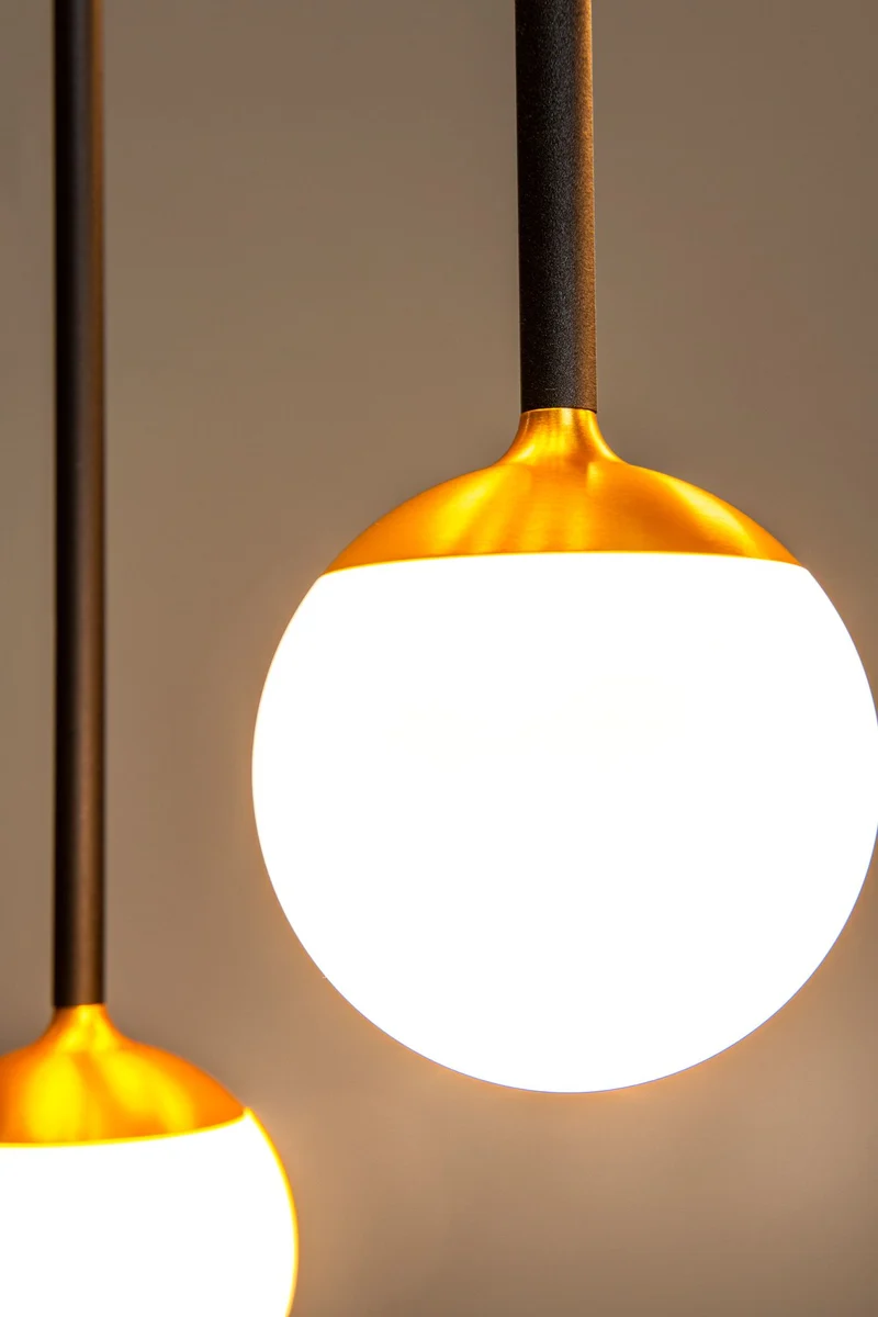 LED-Pendelleuchte Calina oval 12-flammig dimmbar mit einstellbarer Lichtfarbe