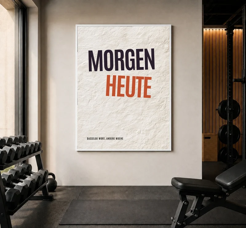Morgen wird Heute Poster
