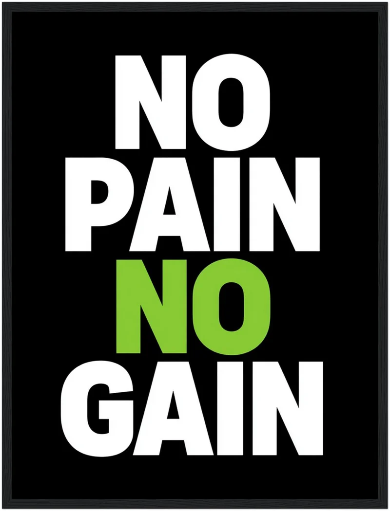 No Pain No Gain Poster