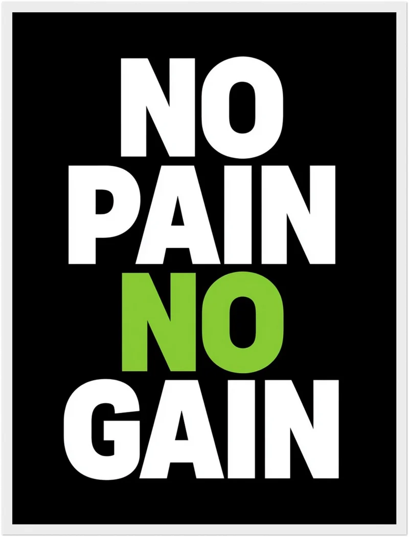 No Pain No Gain Poster