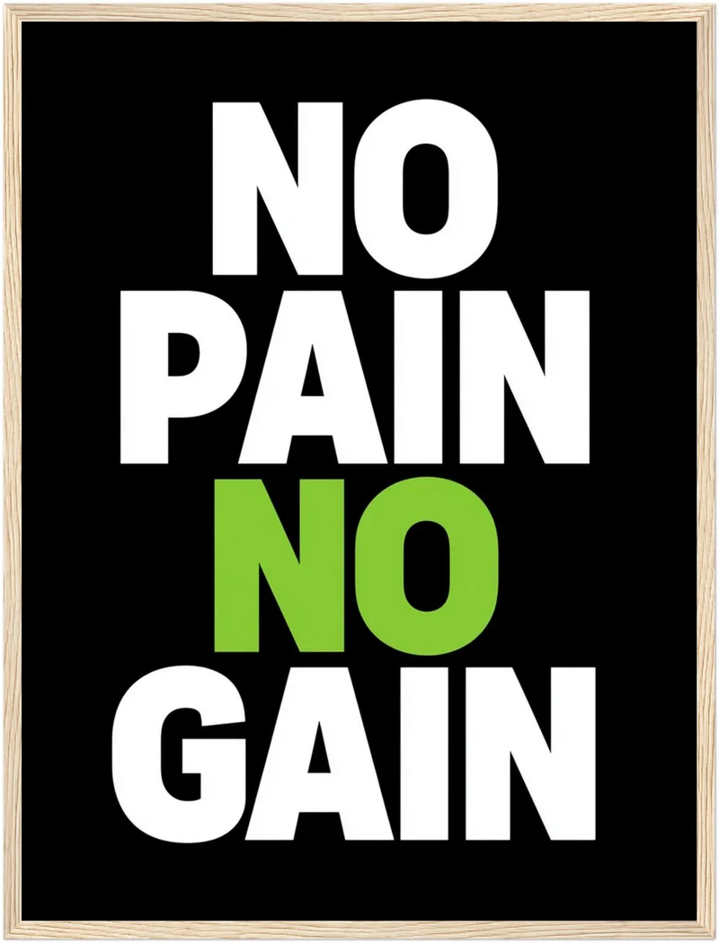 No Pain No Gain Poster