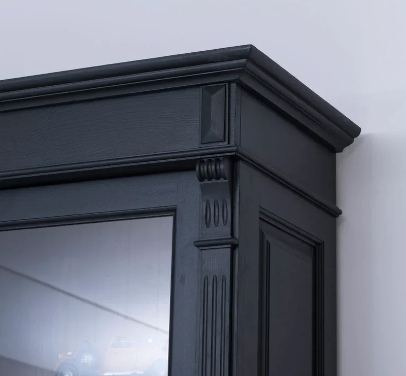 Aktenschrank aus Massivholz | Bücherschrank - Vitrine
