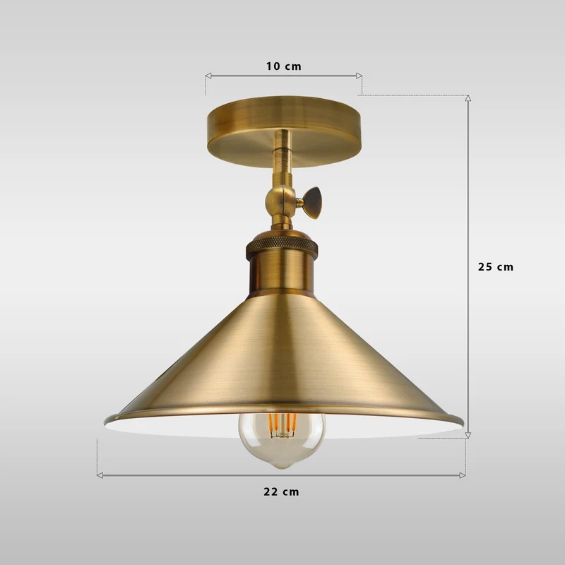 Schwarze Deckenleuchten verstellbar Vintage Deckenlampe~3259