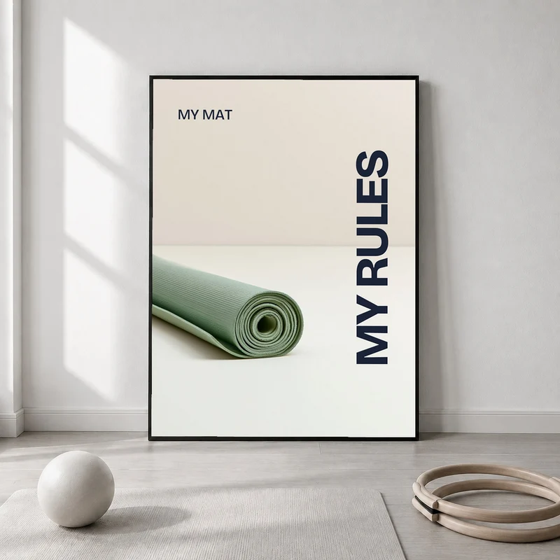 My Mat My Rules Poster