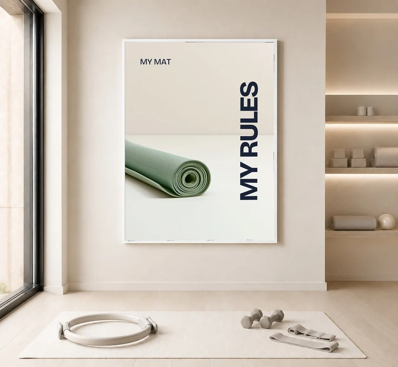 My Mat My Rules Poster