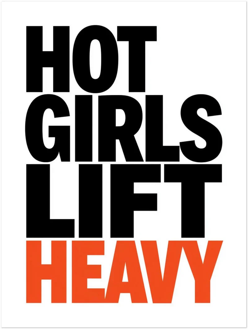 Hot Girls Lift Heavy Leinwand