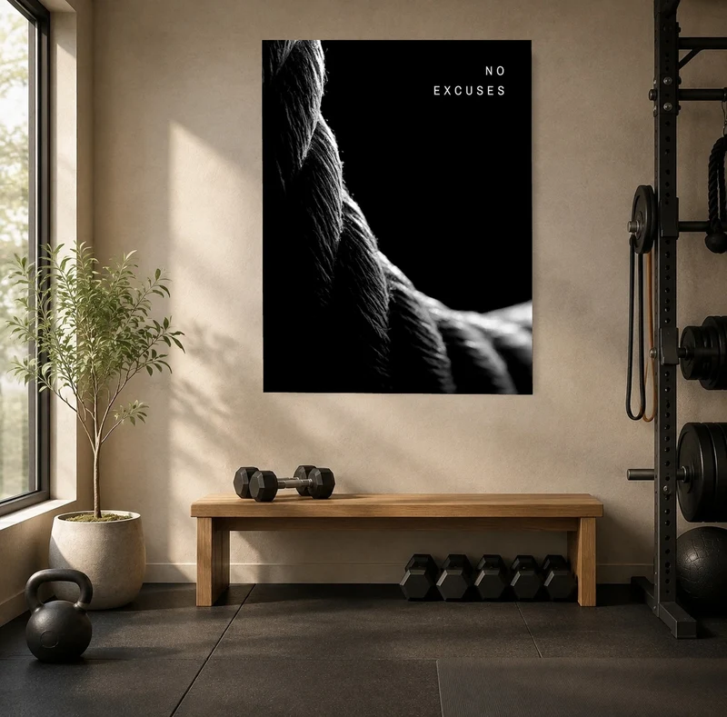 Seil ohne Ausreden Leinwand