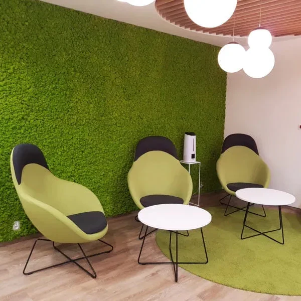 Reindeer Preserved Moss Wall Decor - 0.1 m²