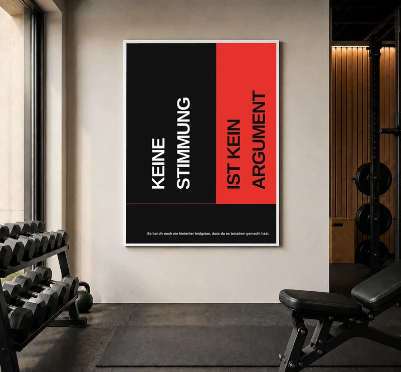 Keine Stimmung kein Argument Poster