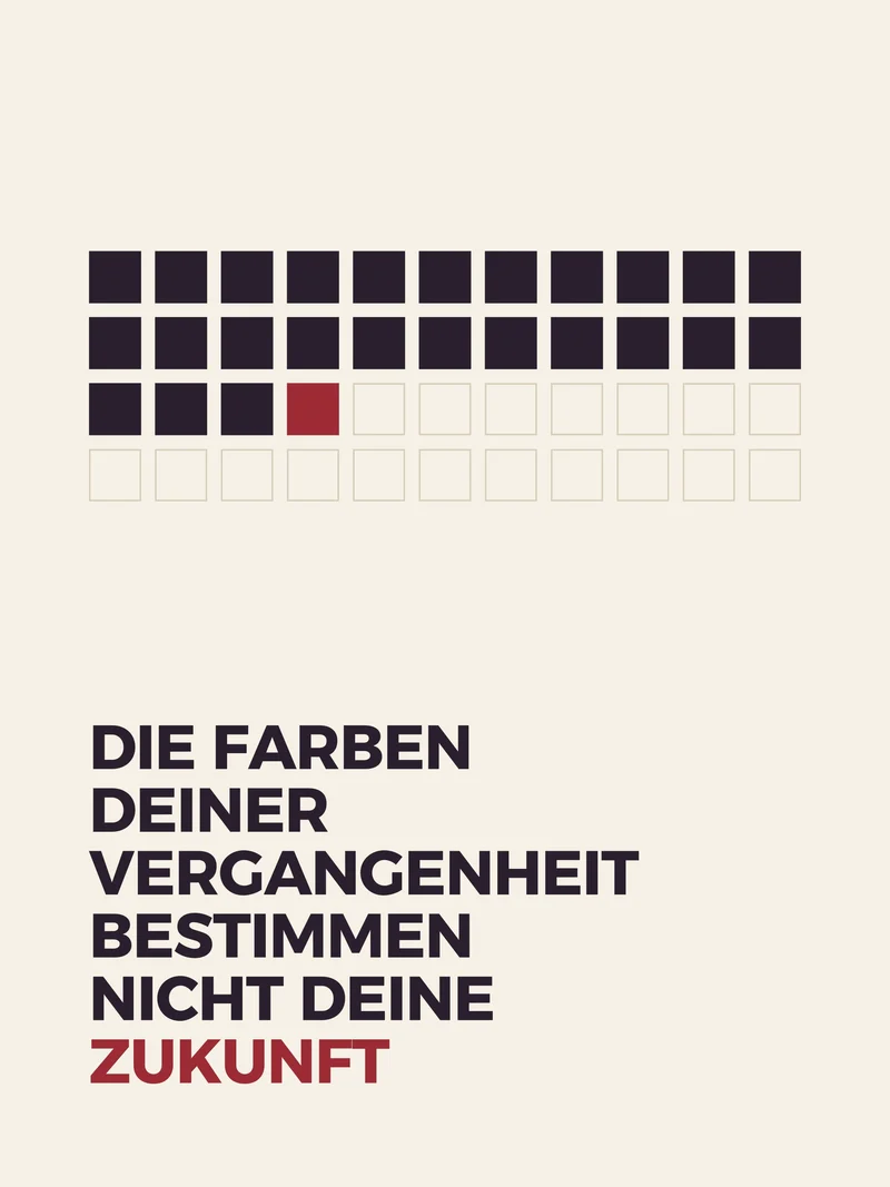 Vergangenheit bestimmt nicht Zukunft Poster