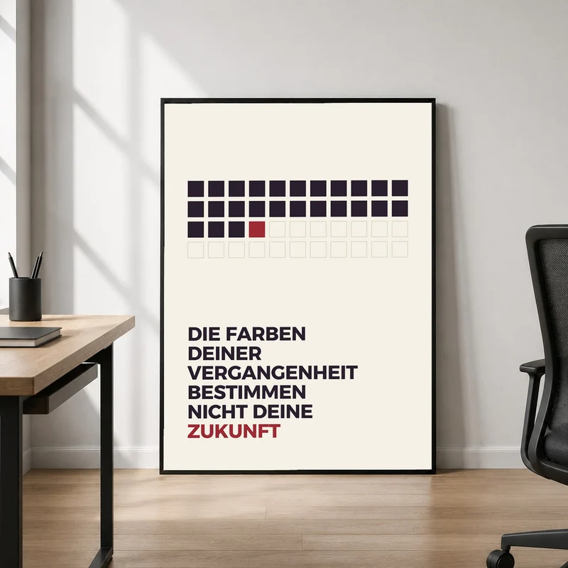 Vergangenheit bestimmt nicht Zukunft Poster