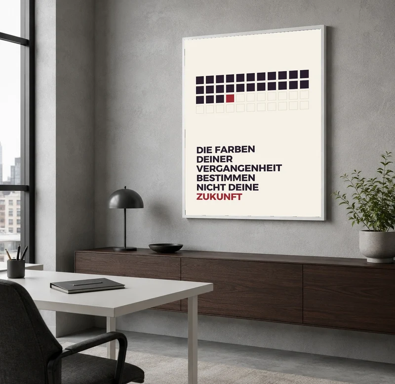 Vergangenheit bestimmt nicht Zukunft Poster