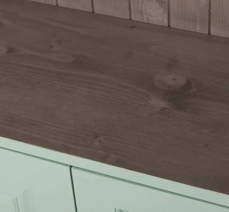 Vintage Bücherschrank aus Massivholz | Regal im Landhausstil