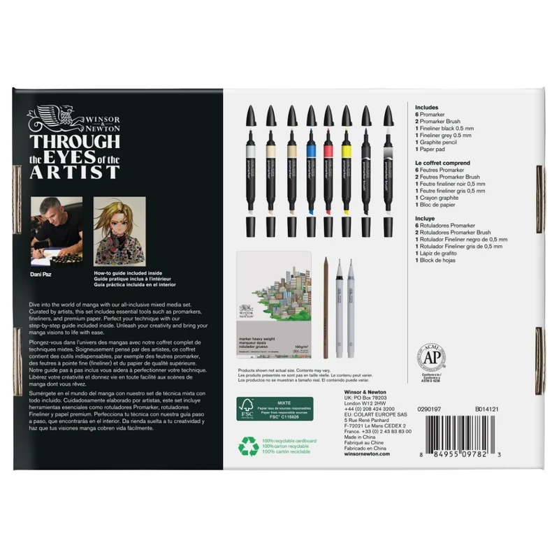 Winsor & Newton - Graphic Art Manga Set