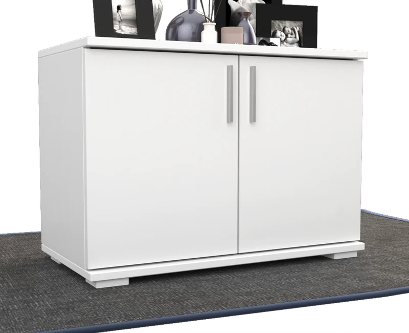 Nobis Kommode Bio Kiefer Massivholz 2-türig | 57cm hoch | Handgefertigt