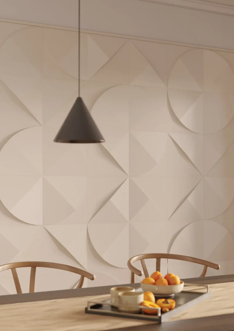 CURVE 3D Polyurethane Wall Art Panel