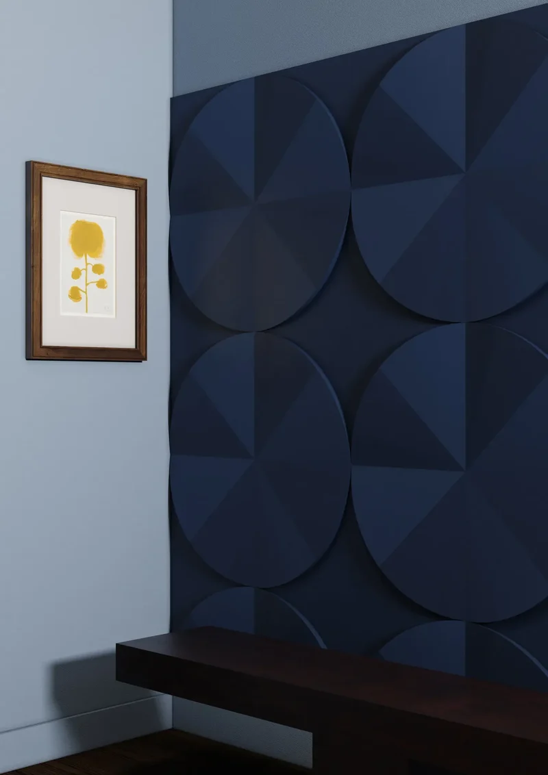 CURVE 3D Polyurethane Wall Art Panel