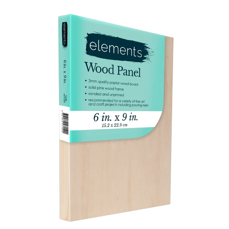 Elements Wooden Painting Panel Board - 6x9" - 15x23cm