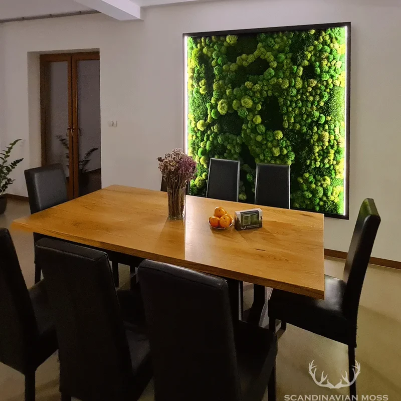 Frameless Pillow Moss Wall Panels - Square 50 x 50 cm