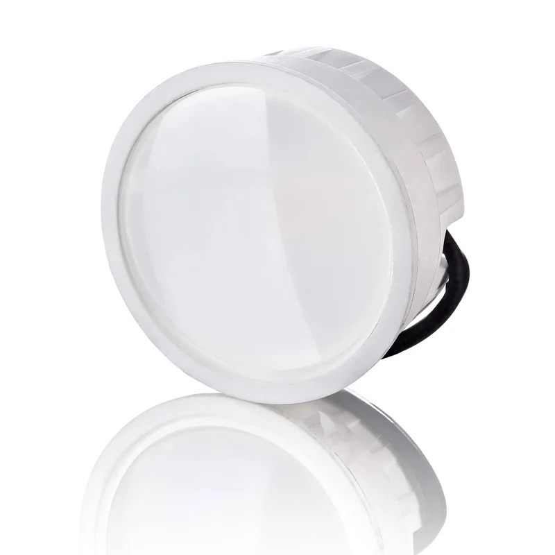 LED Einbaustrahler Flach IP44 - Chrom Rund 5W Dimmbar 120° - Agua