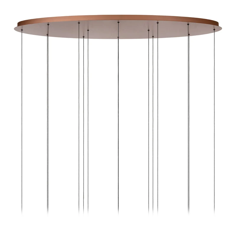 LED-Pendelleuchte Jasmine 14-flammig dimmbar CCT Kupfer