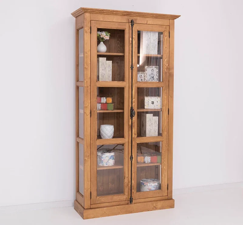 Massiver Schaukasten mit externem Verschlusssystem | Bücherregal | Vitrine
