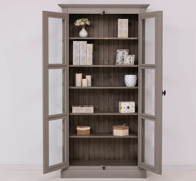 Massiver Schaukasten mit externem Verschlusssystem | Bücherregal | Vitrine