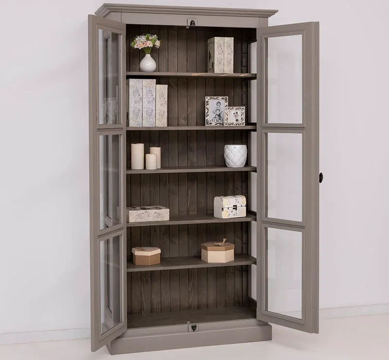 Massiver Schaukasten mit externem Verschlusssystem | Bücherregal | Vitrine