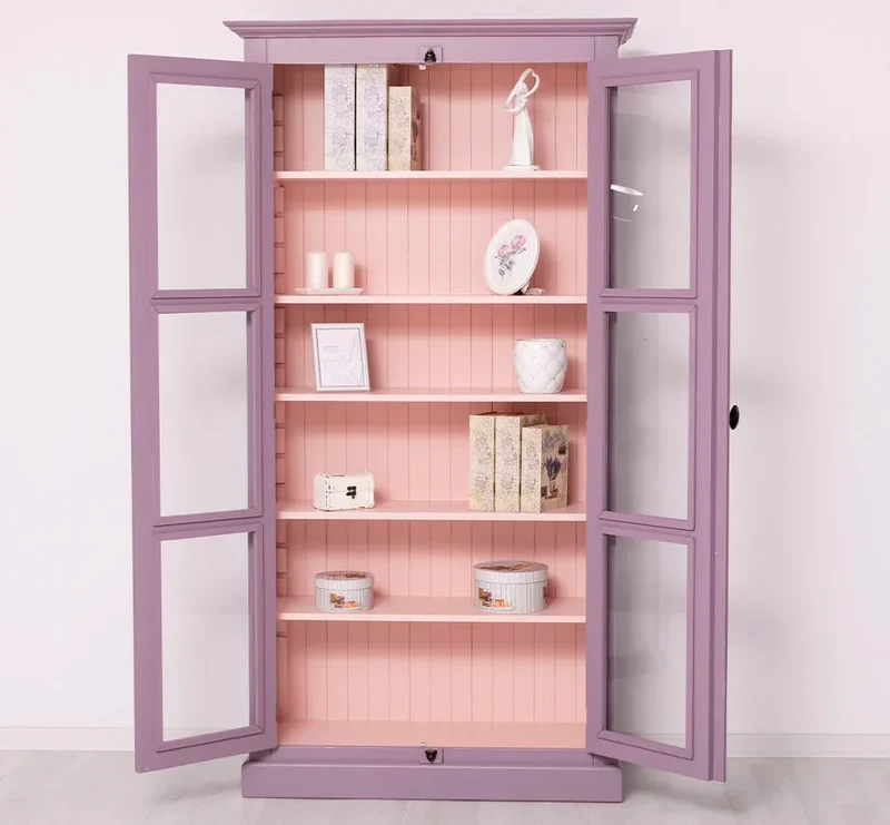 Massiver Schaukasten mit externem Verschlusssystem | Bücherregal | Vitrine