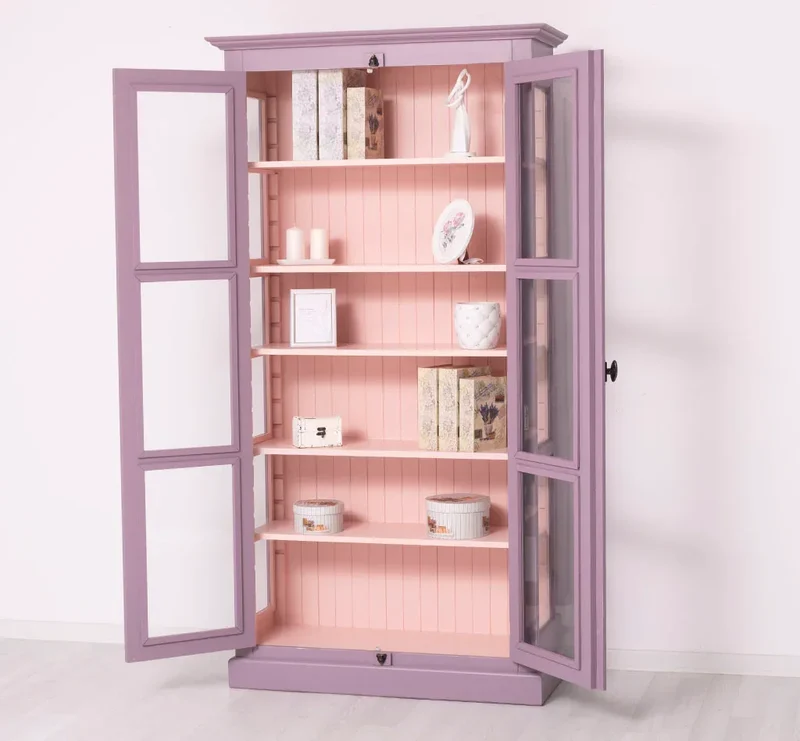 Massiver Schaukasten mit externem Verschlusssystem | Bücherregal | Vitrine
