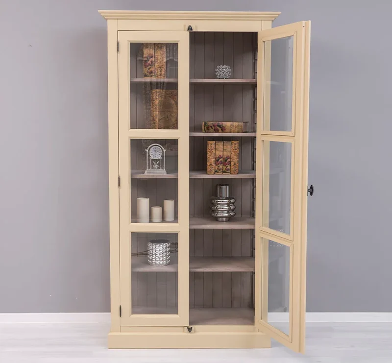 Massiver Schaukasten mit externem Verschlusssystem | Bücherregal | Vitrine