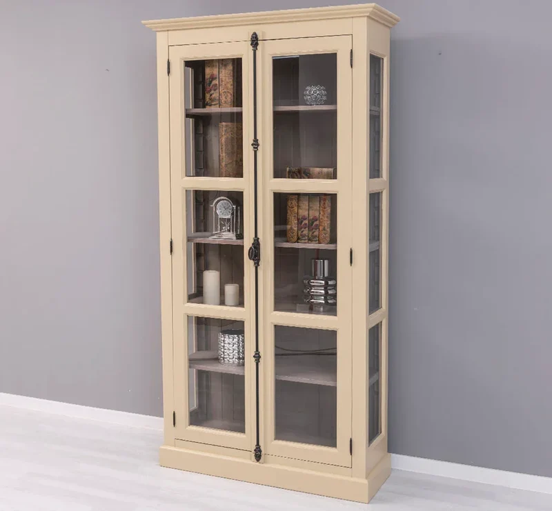Massiver Schaukasten mit externem Verschlusssystem | Bücherregal | Vitrine