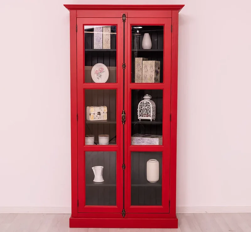 Massiver Schaukasten mit externem Verschlusssystem | Bücherregal | Vitrine