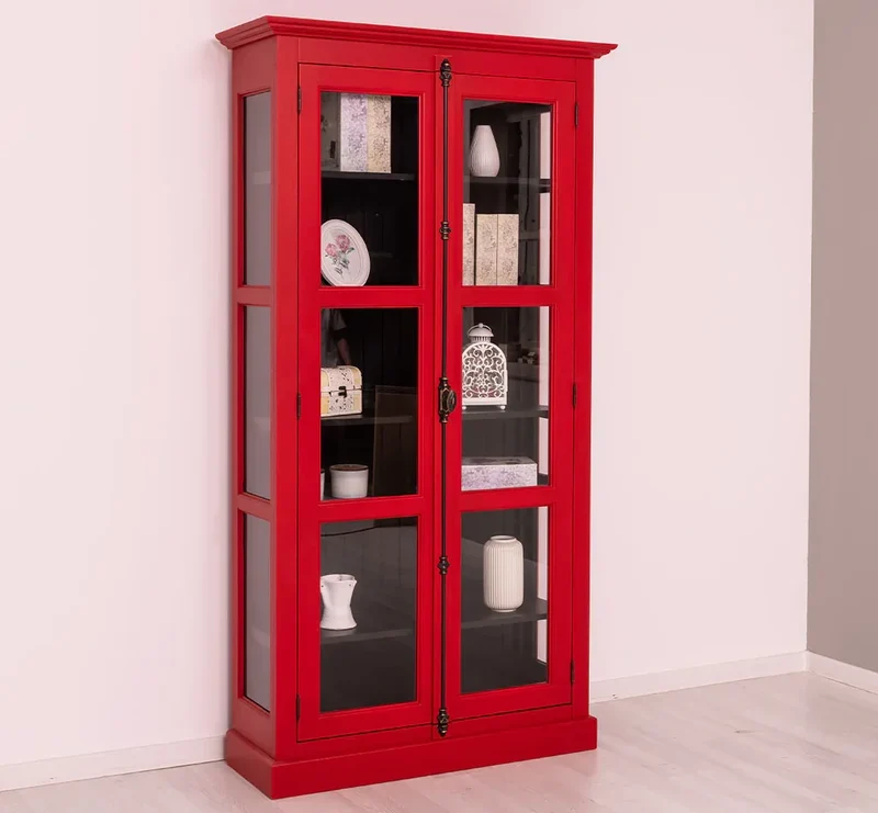 Massiver Schaukasten mit externem Verschlusssystem | Bücherregal | Vitrine